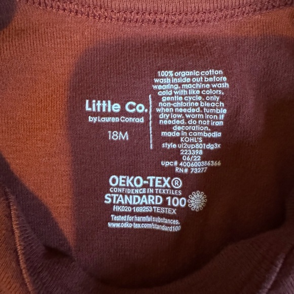 Merry Maroon & Cream Kids Matching Set - Picture 3 of 3